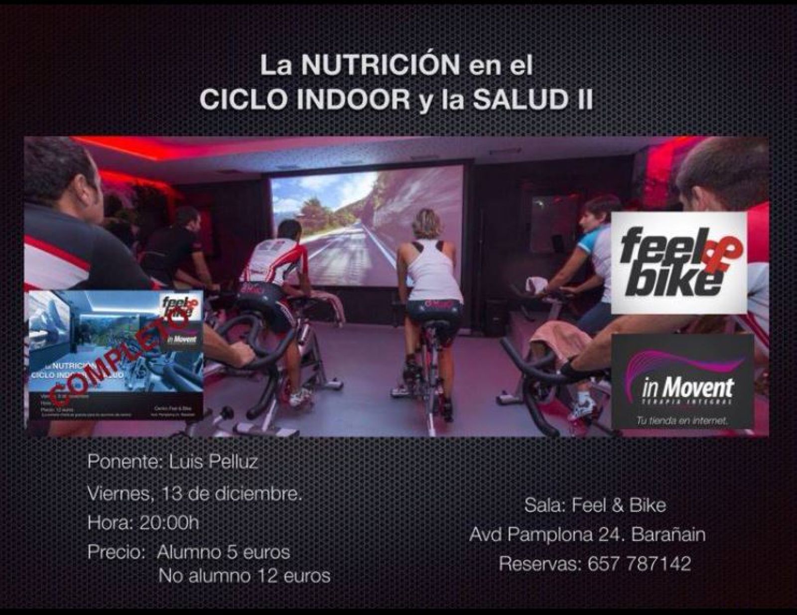 Nutrición en el ciclo Indoor y Salud II, en Barañáin - 13-12-2013