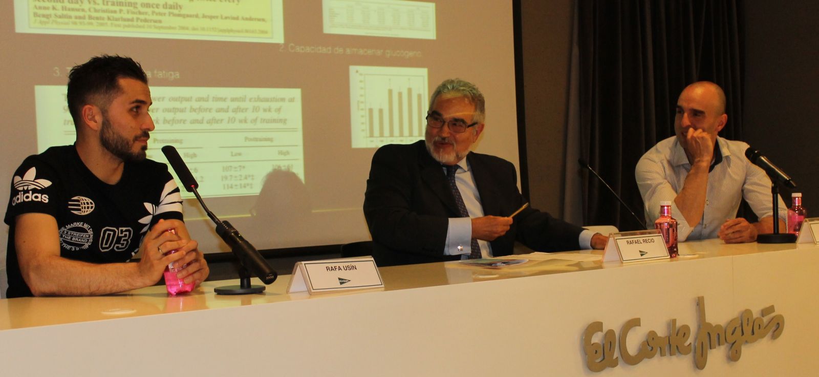 Charla con Rafa Usín, en el Corte Inglés de Pamplona - 05-05-2016