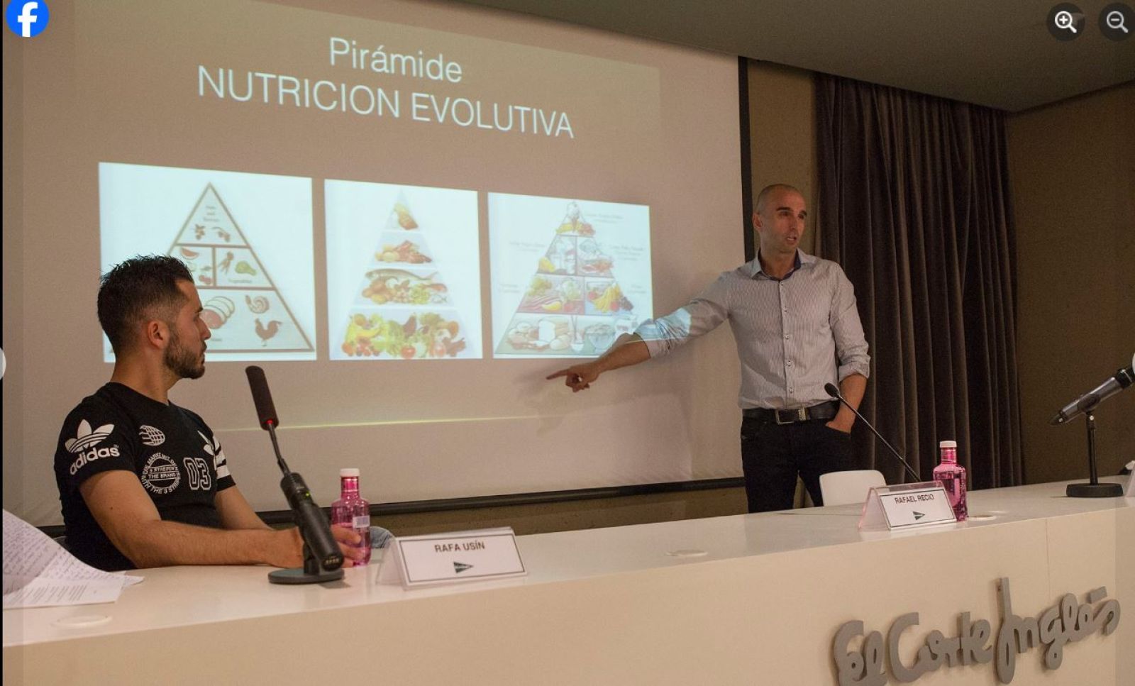 Charla con Rafa Usín, en el Corte Inglés de Pamplona - 05-05-2016