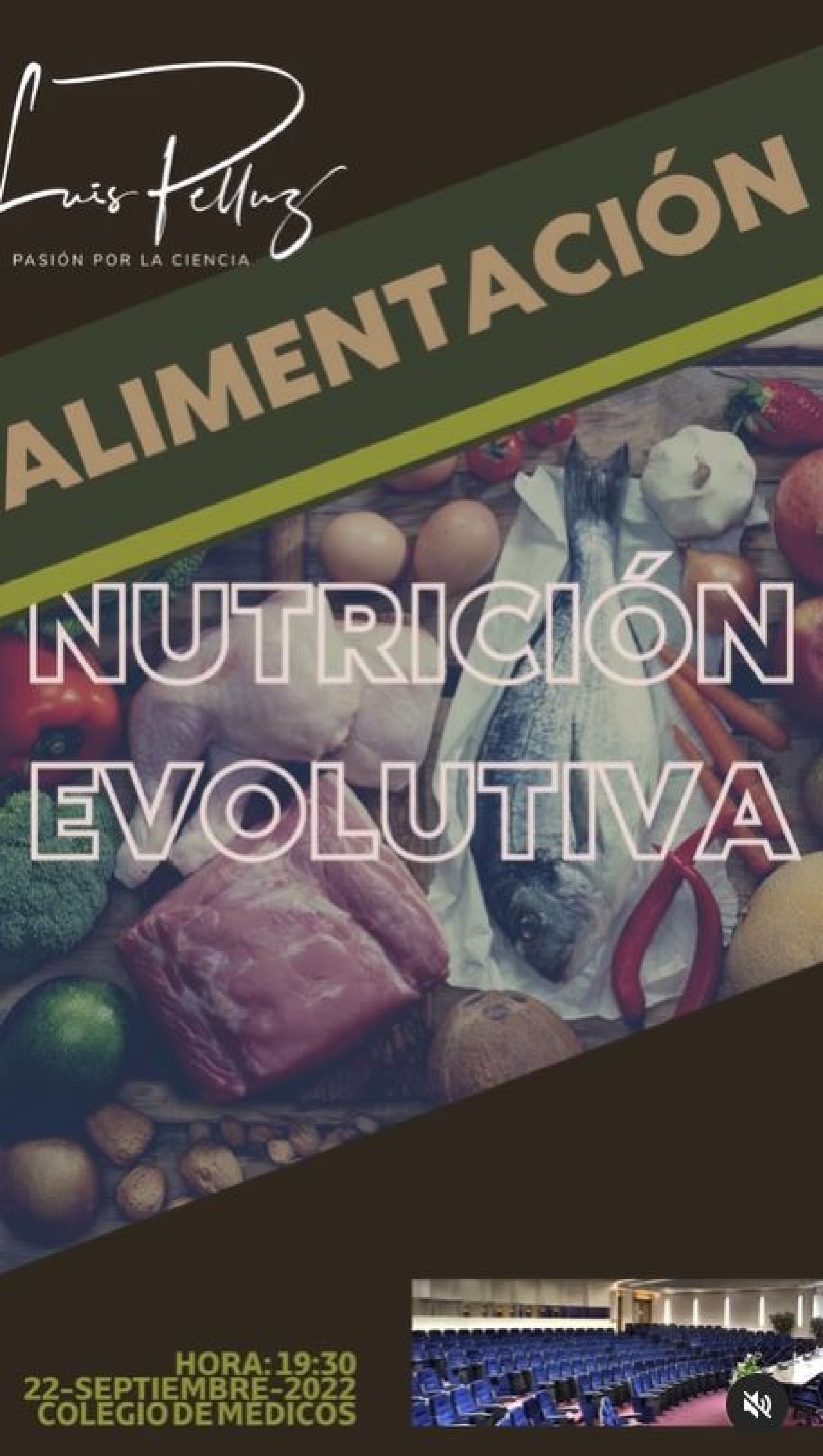 Alimentación Nutrición Evolutiva, en el Colegio de Médicos 22-09-2022