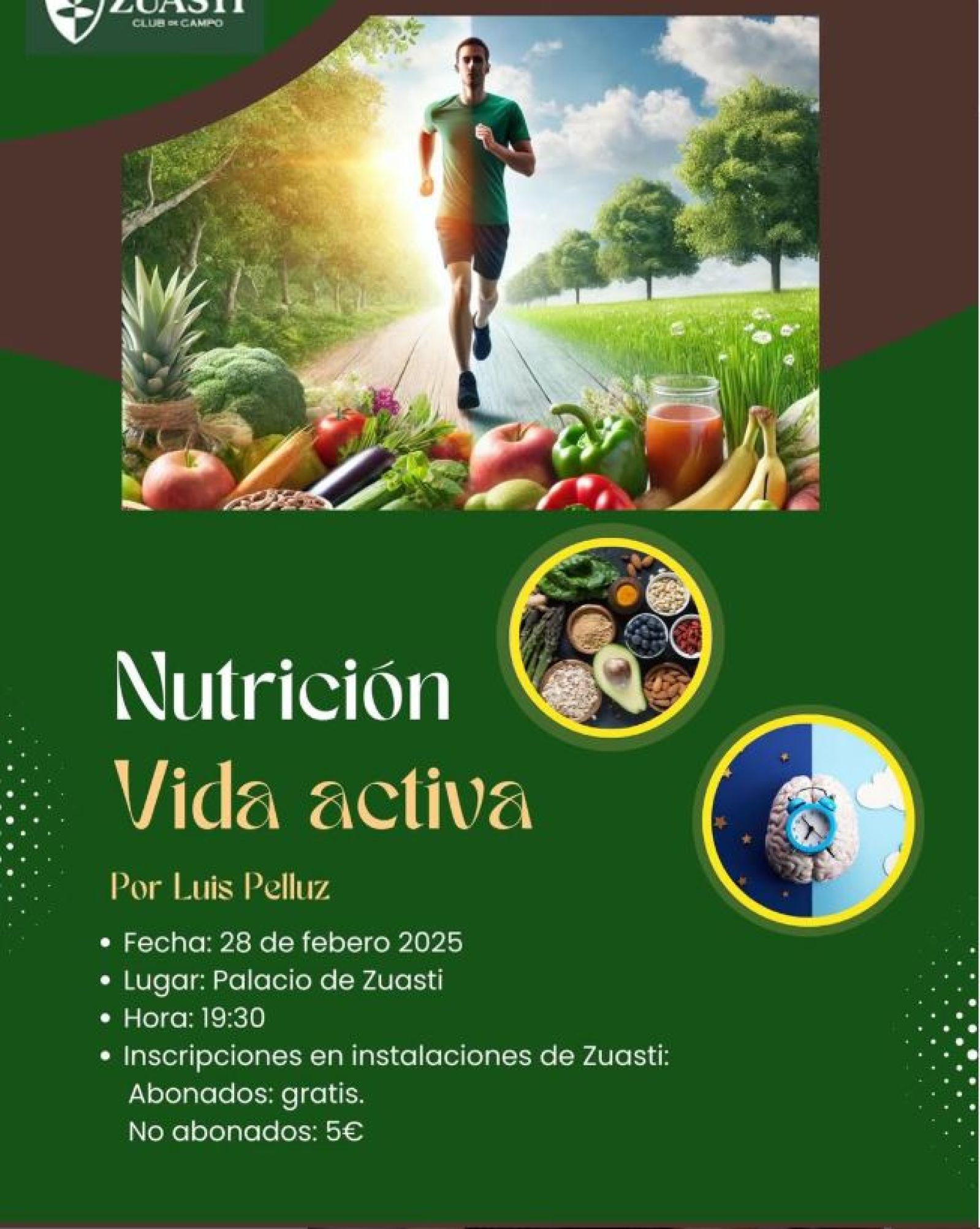 Nutrición Vida Activa, en el Club de Campo Señorío de Zuasti - 28-02-2025